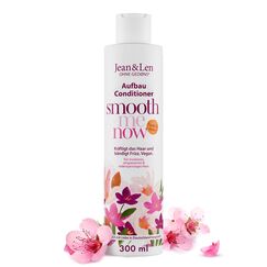 Jean & Len Conditioner Aufbau Mandel & Keratin, für trockenes & strapaziertes Haar, kräftigt das Haar, bändigt Frizz und verleiht Glanz, Haarconditioner ohne Silikone & Parabene, vegan, 300 ml