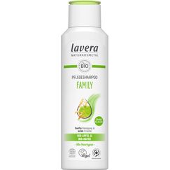 lavera Pflegeshampoo Family - ohne Silikone - Schwungvolles Volumen & gestärktes Haar - vegan - Naturkosmetik - 250 ml
