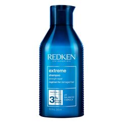 Redken Haarshampoo für sprödes und geschädigtes Haar, Anti Haarbruch, Mit Sojaproteinen, Ceramiden, Sepicap und Arginin, Extreme Shampoo, 1 x 300 ml