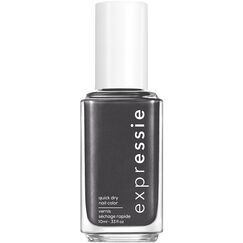 Essie Schnelltrocknender Nagellack „expressie“, Nr. 365 what the tech?, Grau, Vegane Formel, 10 ml
