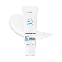 Etude House SoonJung 2x Barrier Intensive creme 60ml (21AD); Hypoallergene feuchtigkeitsspendende Sheabutter-Gesichtscreme für empfindliche Haut, Wasser-Öl-Balance, valentinstagsgeschenk
