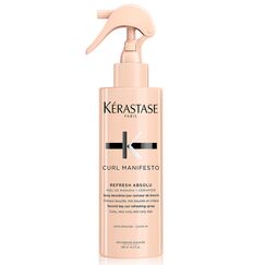 Kérastase Erfrischendes Trockenshampoo für jedes Haar, Für Geschmeidigkeit und Glanz, Refresh Absolu Spray, Curl Manifesto, 190 ml