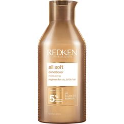 Redken Spülung für trockenes und brüchiges Haar, Belebt und hydratisiert, Mit Fettsäuren, Antioxidantien und Argan-Öl, All Soft Conditioner, 500 ml