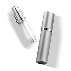 VVGAOGES Parfümzerstäuber Nachfüllbar,Parfum Zerstäuber für Unterwegs,Reiseflaschen zum Befüllen,Sprühflasche Klein für Parfum,Parfümflaschen Leer für Reise 5ml(Grau)