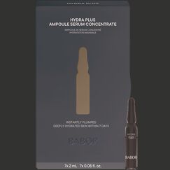 BABOR Hydra Plus Ampullen, vegane Gesichtspflege mit einzigartiger Kombination aus Hyaluronsäure, Sacchariden und ProVitamin B5 – für einen multidimensionalen Feuchtigkeits-Boost (7 x 2 ml)
