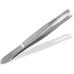 Solinger Zupfpinzette Pinzette aus Rostfreiem Edelstahl Made in Germany Haarzupfpinzette Augenbrauenpinzette zur Gesichtspflege Beauty Pinzette zur Haarentfernung für Damen und Herren (Gerade)