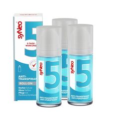 syNeo 5 Antitranspirant Deo Roll-On – 5-Tage-Wirkung – gegen starkes Schwitzen & Geruch – Deoroller für Achseln – dermatologisch getestet – für Damen & Herren – Made in Germany – 3er Pack (3 x 50 ml)