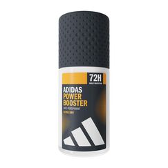 adidas Power Booster Anti-Transpirant Deo Roll-On für ihn, 72 Stunden trockene Frische, aromatisch-holziger Duft, 50 ml