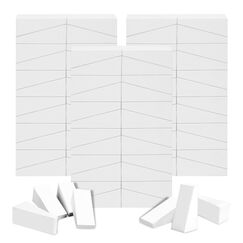 AUAUY 72 PCS Make up Schwamm Set, Latexfrei Kosmetik Schwämmchen, Klein Wiederverwendbarer Beauty Blender Makeup Schminkschwämmchen für Flüssigkeit Foundation Puder Sonnenschutz und Creme (Weiß)