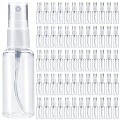 60 Stück Sprühflaschen Kleine 30ml Mini zum Plastik Befüllen Parfüm Zerstäuber Leer Spray Bottle Parfümflasche Nachfüllbar Tragbares Transparente Sprayflasche für Körperpflege Flüssigkeit Kosmetik