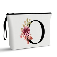 Vavabox A-Z Personalisierte Kosmetiktasche-Geburtstagsgeschenke für Frauen, Mütter, Beste Freundinnen und Brautjungfern (O)
