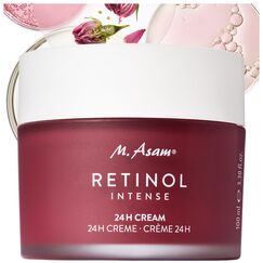 M. Asam RETINOL INTENSE 24h Cream (100ml)– pflegende Gesichtscreme für effektive Faltenglättung & gegen Anzeichen der Hautalterung, mit Hyaluron & Sheabutter, Vegane Anti-Aging Creme