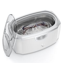 LifeBasis Ultraschallreinigungsgerät 420ml Brillenreinigungsgerät Ultraschallreiniger Ultraschallgerät 45kHz Zahnersatz Reinigungsbäder für Brillen Schmuck Uhren 30W Ultraschall Ultrasonic Cleaner