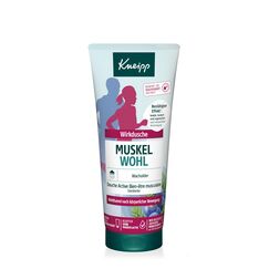 Kneipp Wirkdusche Muskel Wohl - reaktivierendes und lockerndes Duschgel mit ätherischem Wacholder-Öl - ideal nach körperlicher Bewegung und Anstrengung - vegan - ohne Mikroplastik - 200ml