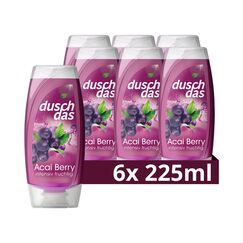 Duschdas Duschgel Acai Berry Duschbad mit Fresh-Energy-Duftformel sorgt für einen erfrischenden Start in den Tag 6 x 225 ml