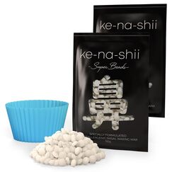 Kenashii Super Beads | Nasenwachswachs | speziell formuliert | hypoallergen | Schmelztopf enthalten | medizinisches Silikon | schnelle, sichere, lächerlich befriedigende Nasen- und Ohrenhaarentfernung