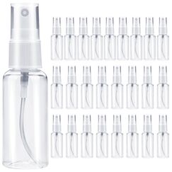 DKBT 25 Stk Sprühflaschen Kleine 50ml Spray Bottle Mini Zerstäuber Sprühflasche zum Befüllen Plastik Wasser Sprühflasche Leer Spritzflasche für Alkohol Körperpflege Flüssigkeit Kosmetik Parfüm