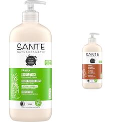 SANTE Naturkosmetik Feuchtigkeitsspendende Körperpflege gegen trockene Haut & Pflegendes Duschgel mit exotischem Duft
