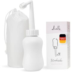 Livella Intimdusche in Weiß (400 ml) – Entwickelt in Deutschland - Für eine sanfte und hygienische Reinigung des Intimbereichs – Mehr Wohlbefinden im Wochenbett – Ideal als Reisebidet und Podusche