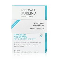 ANNEMARIE BÖRLIND Hyaluron Augenpads mit Sofort-Effekt (12 x 2 Stk.) im XXL Pack- Gegen Erste Fältchen & Linien, Intensive Feuchtigkeitspflege, Für Strahlende Augen, Vegan