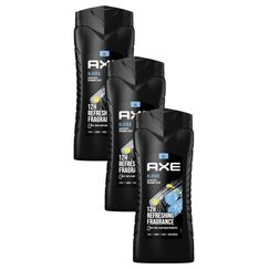 Axe 3-in-1 Duschgel & Shampoo Alaska XL für langanhaltende Frische Männer Duschgel dermatologisch getestet 400 ml (Packung mit 3)