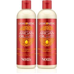 Creme Of Nature Arganöl Intensivpflegebehandlung, Intensive Pflegebehandlung mit Arganöl, 350 ml (Packung mit 2)