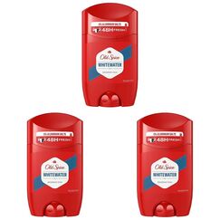 Old Spice Whitewater Deo Stick für Herren 50 ml, 48 h Frische, 0% Aluminiumsalze, keine weißen Rückstände und gelben Flecken (Packung mit 3)