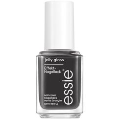 essie Nagellack ̶ Nr. 10 Ink jelly, Nagellackfarbe in Grau, essie jelly gloss Kollektion, 13,5 ml