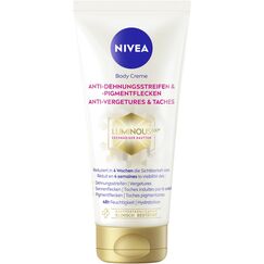 NIVEA LUMINOUS630 Body Creme Anti-Dehnungsstreifen & -Pigmentflecken, Bodylotion gleicht Unterschiede im Hautton aus, leichte Textur und spendet 48h Feuchtigkeit (200 ml)