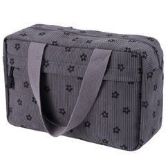 Jiliyote Kulturtasche Cord Damen Große Kosmetiktasche Make-up Tasche Kosmetikbeutel Kord Cosmetic Bag Reise Kosmetikbeutel für Travel mädchen Damen