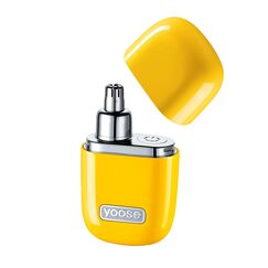 yoose Nasenhaartrimmer Herren aus Legierung, schmerzfreier Nasenhaartrimmer mit Superleise 10.000 RPM Motor, IPX7 wasserdicht nasenhaarschneider als Gesichtshaartrimmer oder nasenhaarentferner