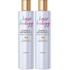 Hair Biology Cleanse & Reconstruct Shampoo, Bei Fettigem Ansatz Und Geschädigten Spitzen, 250ml (Packung mit 2)