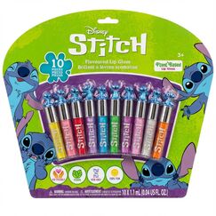Stitch 10-teiliger Lipgloss auf Pflanzenbasis, Partygeschenke für Mädchen, erstes Make-up-Set für Mädchen, perfekt für Partys, Übernachtungen und Geburtstagsgeschenke, ab 3 Jahren, von Townley Girl