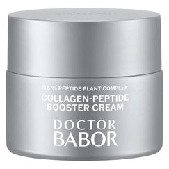DOCTOR BABOR Collagen-Peptide Booster Cream | Feuchtigkeitsspendende Gesichtscreme für intensive Straffung | Anti-Falten Creme für sichtbar glatte Haut | Für Gesicht, Hals & Dekolleté | vegan| 50ml