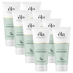 éla Natural Beauty Conditioner Hydrate & Shine - Vegane Haarpflege mit Natürlichem Hyaluron & Kokosmilch - Für normales bis trockenes Haar - Von Pamela Reif - 8 x 200 ml (8er Pack)