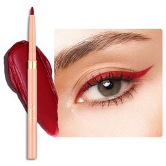 OULAC Roter Matte Eyeliner Waterproof, Wischfester Langanhaltender Schwenkbarer Eye Liner & Lipliner Stift, Schnelltrocknung, Hochpigmentierter, Seidiger Cremige, Vegan (07) Cherry