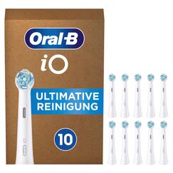 Oral-B iO Ultimative Reinigung Aufsteckbürsten für elektrische Zahnbürste, 10 Stück, ultimative Zahnreinigung, Zahnbürstenaufsatz für Oral-B Zahnbürsten, briefkastenfähige Verpackung