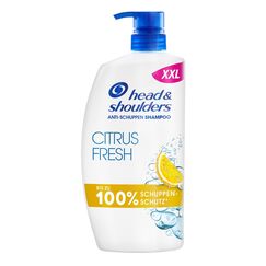 Head & Shoulders Citrus Fresh Anti-Schuppen-Shampoo für Fettiges Haar 800 ml Pumpspender, Bis zu 100 Prozent Schuppenschutz, Klinisch Getestet, Sauberes Frischegefühl mit Zitrusduft