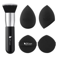 DUcare Make-up-Schwämme mit Foundation-Pinsel, Make-up-Puff-Blending Foundation-Schwamm für flüssige BB-Creme, Mineralpuder, Buffing, Tupfen