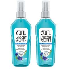 Guhl Föhn-Aktiv Styling Spray - Inhalt: 150 ml - Aus der Langzeit Volumen Serie - Haartyp: fein, kraftlos oder platt - Dermatologisch bestätigt (Packung mit 2)