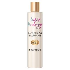 Hair Biology Hair Biology Hair Biology Shampoo, Anti-Frizz & Illuminate, 250ml, für widerspenstiges oder trockenes und coloriertes Haar, Menopause, Wechseljahre, Haarpflege (Packung mit 2)