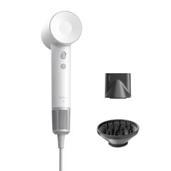 Laifen SE Haartrockner mit 200 Millionen negativen Ionen und Bürstenlosemstenlosem Motor mit 105.000 U/min. Leistungsstarker, schneller und leiser Haartrockner mit magnetischem Zubehör(Weiß