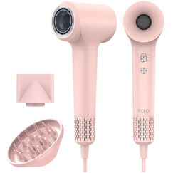 TQQ Haartrockner, 200 Million Negativ Ionen Fön, 110.000 U/min Bürstenloser Motor Schnelles Trocknen Föhn, 57dB Geräuscharm Haarföhn für Zuhause, Reisen