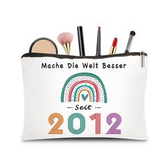 CoCoCherry Geschenke Für 13 Jährige Mädchen - 13 Geburtstag Mädchen Make-Up-Tasche, 13 Jahre Geschenkideen Für Freunde, Beste Freundinnen, Töchter(2012)