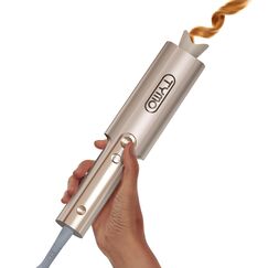 Lockenstab Automatisch - Lockenstab Große Locken 25mm Beach Waves Lockenwickler für Lange Haare TYMO Curlpro Plus Anti-Verbrennungs Hair Curler Automatischer Lockenstäbe Schnelle Erhitzung, Gold