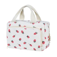 Funtlend Kulturtasche Damen Cord Kosmetiktasche kulturbeutel Kosmetik Tasche Reise Kulturbeutel Waschtasche für Travel Mädchen