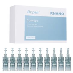 Dr. pen Ultima M8/M7S Cartridges Nano-R - 10 Stück für Hautpflege, Aknebehandlung und Fleckenreduzierung - Authentische Dr pen Ultima M8/M7S Patronen (10 Stück, Nano-R für M8/M7S)