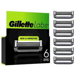 Gillette Labs Rasierklingen für Männer, 6 Original Ersatzklingen, Klingen für Herren Kompatibel mit allen GilletteLabs Rasierern (inkl.Heated Razor)
