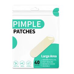 Pimple Patches Hydrokolloid Unsichtbare Pickel Patch mit Teebaumöl Tag und Nacht Verwenden Pimple Patch Akne Patches Wasserdichte Atmungsaktive Acne Patch Pflaster (40 Stück, Streifen)
