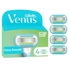 Gillette Venus Extra Smooth Damen Rasierklingen, 4 Ersatzklingen
